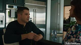 an older redhead decides to guide a young brunette through passionate intimate encounters filled with deep kisses and oral pleasures