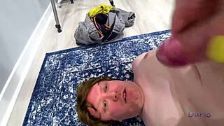 why worship livie blainn as your cum slave? this tattooed milf swallows every drop in bdsm play.