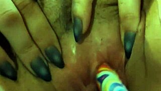 Hey, how does Lucy Amanita get railed to real orgasms with that pierced nipple vibe?