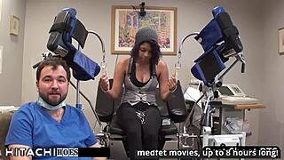 Human guinea pig Phoenix Rose endures mandatory Hitachi orgasms from Doctor Tampa in Florida hospital