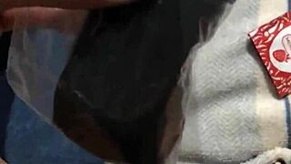 Watch Angel Lima masturbate in the shop with a plug in her ass!