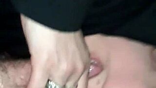 Older brunette boldly sucks Joshua Jisms massive big white cock in intense blowjob