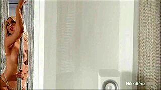 Intriguing Contrast As Big Boobs Pawg Nikki Benz Dances While Rubbing Her Tits Sensually