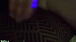 Teasing my body with this fresh vibrator, feeling every subtle vibration while fully nude