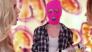 Big Ass Slut Leya Falcon Huge Wet Orgasm Blonde Threesome