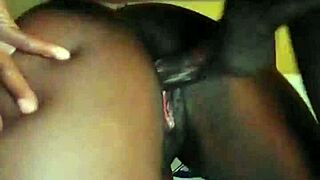 naughty ebony big booty lets stranger cum inside tight pussy