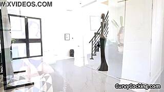 Birthday titty fuck for lucky boyfriend with big tits blowjob and hardcore fucking!