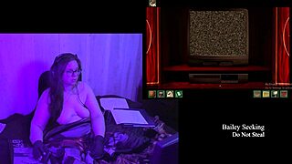 I love how these big natural tits feel naked in the remastered play through part 4