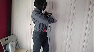 chantalchannel looks hot even dressed like a man in homemade video