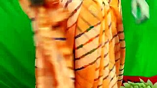 Indian housewife changes saree secretly recorded leading to sensual bedroom fisting and cowgirl riding intrigue