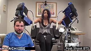 Human guinea pig Phoenix Rose endures mandatory Hitachi orgasms from Doctor Tampa in Florida hospital