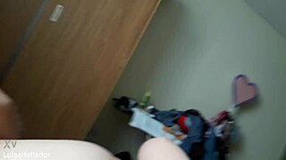 Hey, isn't this a delicious wake-up in my room right next to my sexy Latina girl?