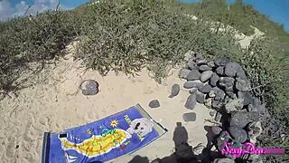 Sensual Beach Blowjob Turns Into Wet Pussy Doggystyle With Massive Cock