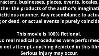 Why do these student nurse interns in latex gloves and glasses spread shaved pussies for tickling and foot fetish play