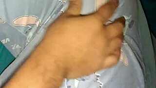 Blonde Latina babe gets fucked sideways on bed with cum on ass