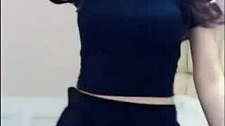 Sexy babe Chi Danny dances boldly on webcam