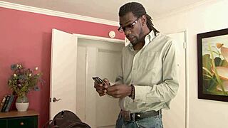 Hey, check out this slutty curvy blonde milf sucking black cock! 😈