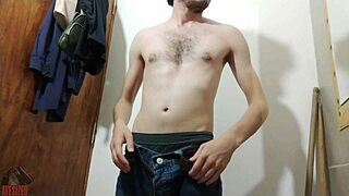 Im thrilled cause last night i hooked up with a skinny guy jerking his huge cock solo in the bathroom