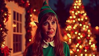 Hey folks, check out this granny Carmen Claus getting a hot Christmas fuck and creampie in missionary