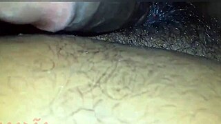 amateur latina bbw gets a deep hand massage in her rear during intense session