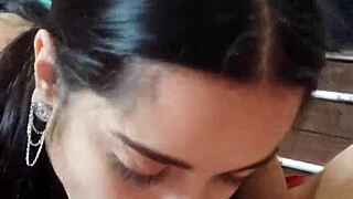 Why Does Cute Brunette Debora Prado Suck Cock For Best Good Morning?