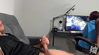 caught him jerking off while i was gaming guess what happened next