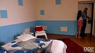 RUSSIAN TEEN 18+ STEFANIE MOON RECEIVES PRIVATE LESSON IN ANAL FUCKING 101