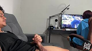 caught him jerking off while i was gaming guess what happened next