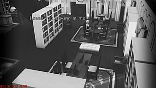 why is this wife cheating and fucking a stranger at the library on cam?