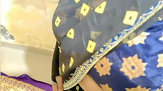 Hot sexy married Indian wife craves deepthroat action on her wedding night with horny husband 😈💦