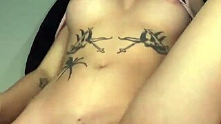 What makes this petite babe tease her pussy with wild masturbation moves