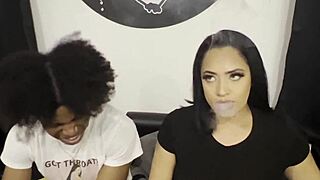 i'm a thick brazilian milf deepthroating and riding that cock sloppily