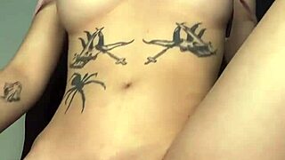 What makes this petite babe tease her pussy with wild masturbation moves