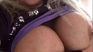 i'm sophie james, that horny british milf with big tits, enjoying private moments in stockings and nylon alone
