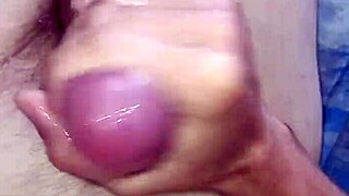 Intense solo masturbation with drooling head convulsions