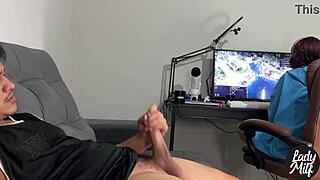 caught him jerking off while i was gaming guess what happened next