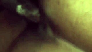 Oh wow, check out this hot ebony milf Lala getting a creamy creampie in her big ass