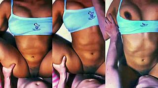 The stepmom got so aroused when he grabbed her hair and spanked her, knowing he had to do it again