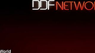 Brunette College Coed With Blue Eyes Fingers Shaved Pussy In Heels And Lingerie