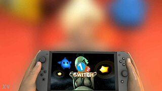1 2 Switch explores creative titty fuck scenarios.
