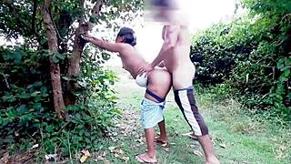 hey, wanna join me in the bushes to fuck my asshole like a real whore with that big cock?