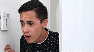 Shy petite blonde teen skips homework for steamy deepthroat and creampie in doggystyle twist.