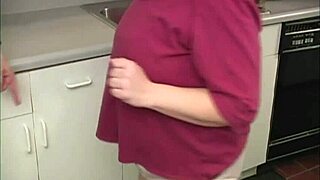 Taylor chubby BBW housewife stripped naked, spanked hard, and fucked doggy style 😈🍑