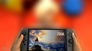 1 2 Switch explores creative titty fuck scenarios.