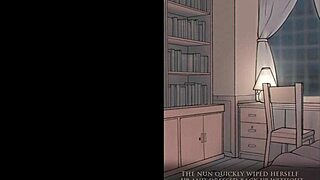 A nun with big tits plays a game