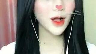 I feel so drawn to this sexy Korean babe giving an intense blowjob