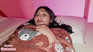 i just gave my cute teen babe a massive creampie in her shaved pussy pov