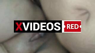 Outdoor amateur milf flashes huge ass in lingerie. She teases with dirty talk before intense anal creampie action.