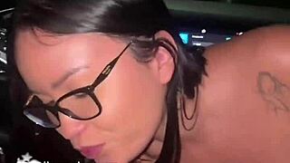 i can't believe this hot asian teen gave me a public pov blowjob and creampie without condom in the backseat