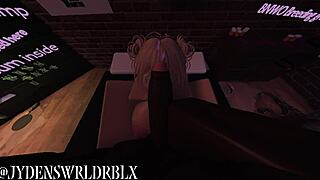 Blonde Seeks Monster BBC in Hood Interracial Sex